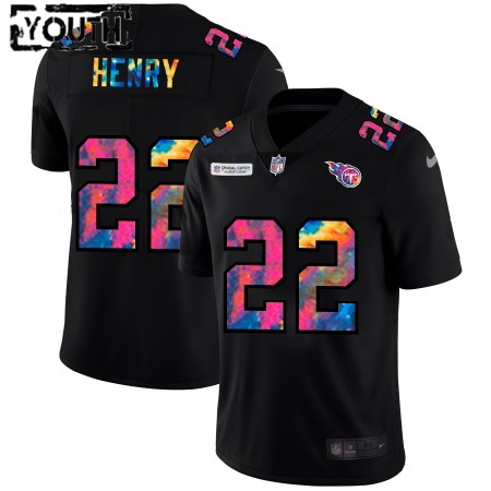 Camiseta Niño NFL Tennessee Titans Derrick Henry 22 Nike 2020 Multicolor Negro Camiseta Niño NFL Tennessee Titans Derrick Henry 22 Nike 2020 Multicolor Negro